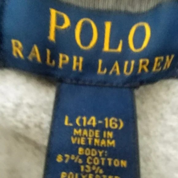 Ralph Lauren Polo Top (Unisex) Sz L (14-16) - Picture 6 of 10